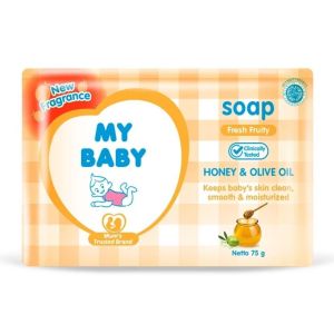MY BABY Body Soap 60g & 75g || Body Soap Baby || Sabun Mandi Bayi Menutrisi & Melembutkan Kulit || Sabun Batangan Bayi