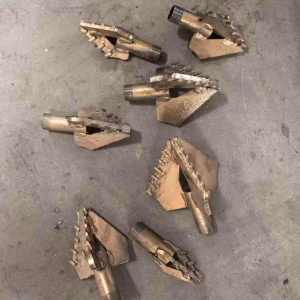1 Inch 60-180mm Water Well Drilling Super Hard Alloy 3 Wing Rock Drill Bit Hard Alloy 3 Wing Design for Soil & Sand Water Well Drilling