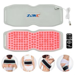 ZJZK NIR Red Light Therapy Belt For Pain 940nm 850nm 660nm Infrared Light Therapy For Leg And Feet Treatment Helth Care Device