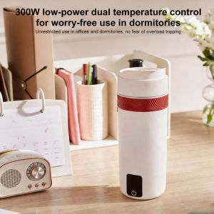 Mini Travel Kettle Electric - Portable Fast Boiling Cup For Hotel Office & Dorm Temperature Control & Dual Voltage Compact & Lightweight Design