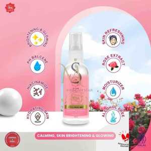 VIVA QUEEN ROSE FACE MIST 60 ML WITH NIACINAMIDE & ROSE EXTRACT