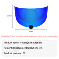 Helmet Visor Replacement for HJC i70 i10 Helmet Motorcycle Wind Shield Helmet Lens. 