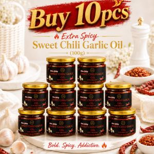 Golden L.A Kitchen 10pcs of Sweet Chili Garlic Oil 100g | Chili Garlic Sauce