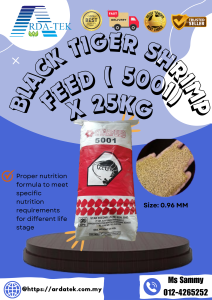 BLACK TIGER SHRIMP FEED (5001) X 25KG | STARFEED BRAND