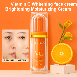 5-Dimensional C Brightening Cream 30g/Korean Concealer Brightening Cream Natural Makeup Vc Cream/Moisturizing Essence Sunscreen Lotion Long-Lasting Concealer Foundation Primer Moisturizing Cream