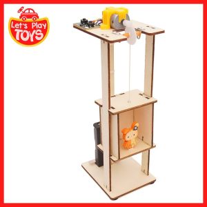 ⚡Ready Stock⚡ Kids DIY Science and Technology Assembly Toy [Elevator Lift] Scientific Experiment STEM Education Learning