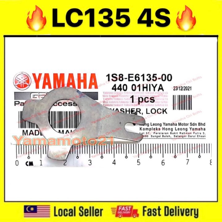 YAMAHA LC135 LC 135 4SPEED 4S 55D LC4S Clutch Lock Nut Washer Wasir Mangkuk Clutch 100% ORIGINAL YAMAHA 135 LC