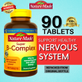 90 Tablets- Nature Made Super B Complex with Vitamin C AUTHENTIC. 