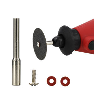 BAI WEN 10Pcs 32mm Resin Mini Cutting Disc Rotary Cut Off Wheel Circular Saw Blade Grinding Wheel + 2Pcs 1/8 inch Mandrels for Rotary Tool