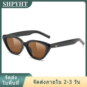 [COD] SHPYHT Ship within 24 hours แฟชั่นใหม่แว่นกันแดดทรงวงรีขนาดเล็กย้อนยุคกรอบมาคารอนสำหรับผู้หญิงผู้ชายวินเทจ