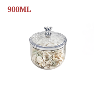 Airtight Food Storage Container with Bear Handle Design for Kitchen Canister
