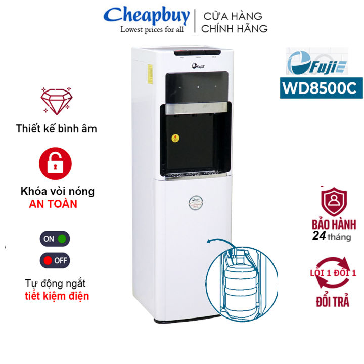 Cây nước nóng lạnh 3 vòi nhập khẩu bình nước âm CN Nhật Bản FujiE ...