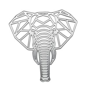 Elephant for Head Metal Cutting Dies Stencil DIY Scrapbook Album Paper Temp