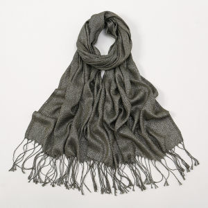 LADY HIJAB PASHMINA NAIRA GLITTER LONG SCARF | HIJAB PLEATED IMPORT