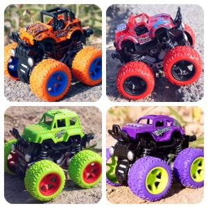 Monster Zap Mainan Mobil Jip Zap Off Road 4 Drive Inertial Bigfoot 360 derajat