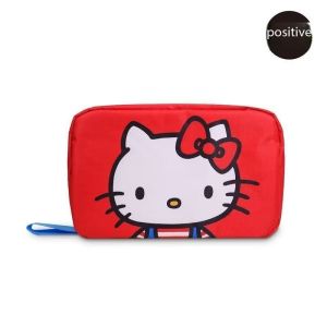 Waterproof Cartoon Wash Bag Female Outdoor Household Cosmetic Bag Multilayer Folding Large Storage Bag