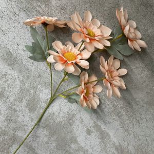 (6 kuntum) Bunga Krisan Moon/Sun Chrysanthemum Artificial