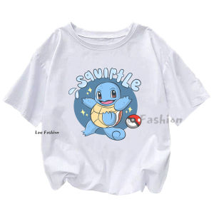 Lau Fashion - KAOS WANITA OVERSIZE POKEMON SQUIRTLE NEW 2024