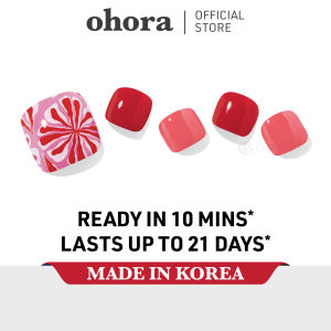 Ohora P Hongmae Pedicure Semi-cured Gel Nail Strips PD-165