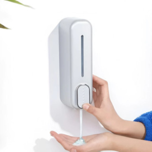 EX - Dispenser Tempat Sabun Cair New Model Liquid Soap Dispenser Single 350ml ABS Transparan