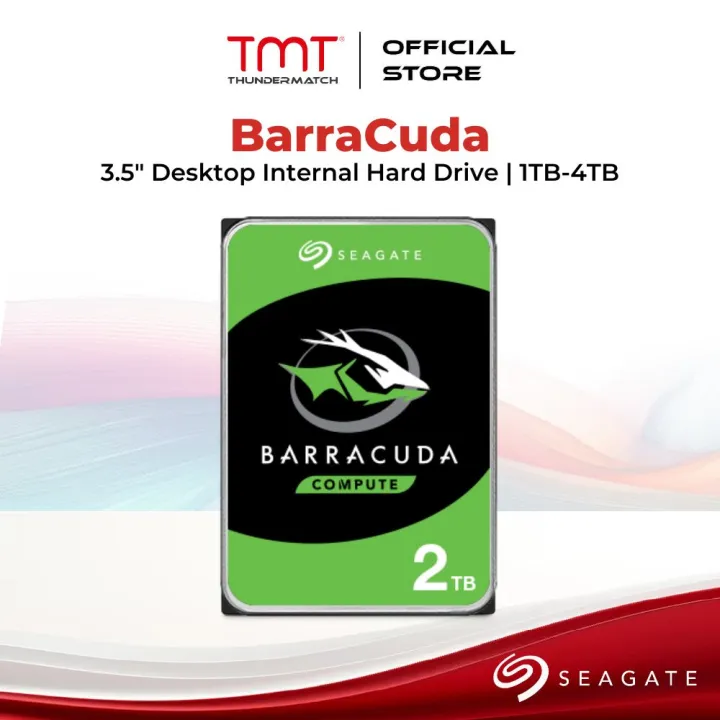 Seagate BarraCuda Desktop Internal Hard Drive (1TB/2TB/4TB) 5400RPM 7200RPM