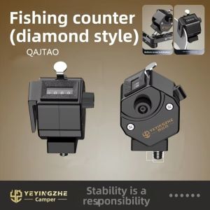 MODERNLUX Side Hanging Design Fishing Counter Dedicated Type Manual Operation Bait Box Counter Practical Hand Press Action Manual Mechanical Counter For Fishing