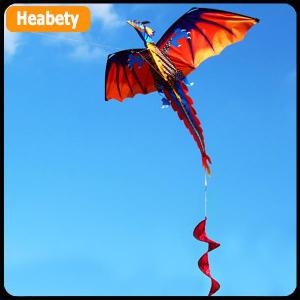 【2-3 days delivery】 Large 3D Nylon Kite Flying Dragon Kite with 100m Line Family Outdoor Sports Toy