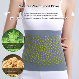 Girdle Pants Wide Edge Traceless Tiancao Dehumidifying Waist Protector High Elasticity