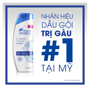[NK Mỹ] Dầu gội Head&Shoulders nhập Mỹ 613ml Classic clean I Hạnh nhân - TD Shop