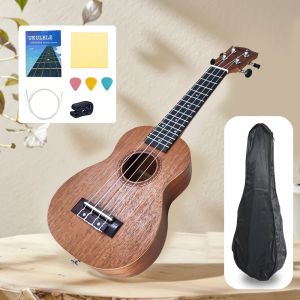 21 inch Professional Soprano Ukulele Sapele Wood Hawaiian 4 Strings Guitar for Children Students Beginners2026