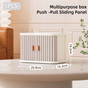 【SG STOCK】Stackable Small Desktop Makeup Organizer Table Foldable cosmetic  Medication Organizer drawer storag