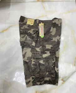 Quần Short Nam Kaki Rằn Ri Phong Cách Đường Phố Regular Fit Size 55-100kg