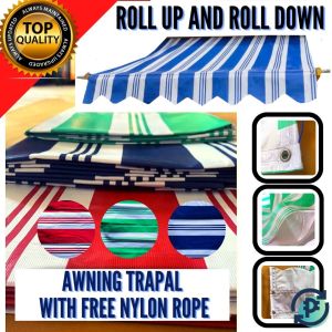 6Ft X 6Ft LONA STRIPES - TRAPAL - TARPAULINE with FREE ROPE
