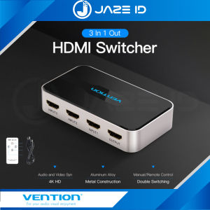 Vention HDMI Switcher 3 in 1 out HDMI Switch Selector 3 Ports 4K 2.0