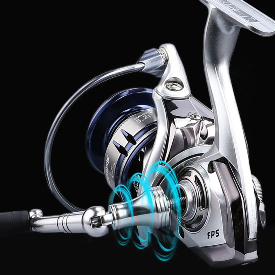 TRAINFIS】2024 New STRADIC Spinning Reel 5.2:1 All Waters Fishing Reel  1000-6000 No-gap Reel 12KG Spin High Speed Fishing Reel(Not original)