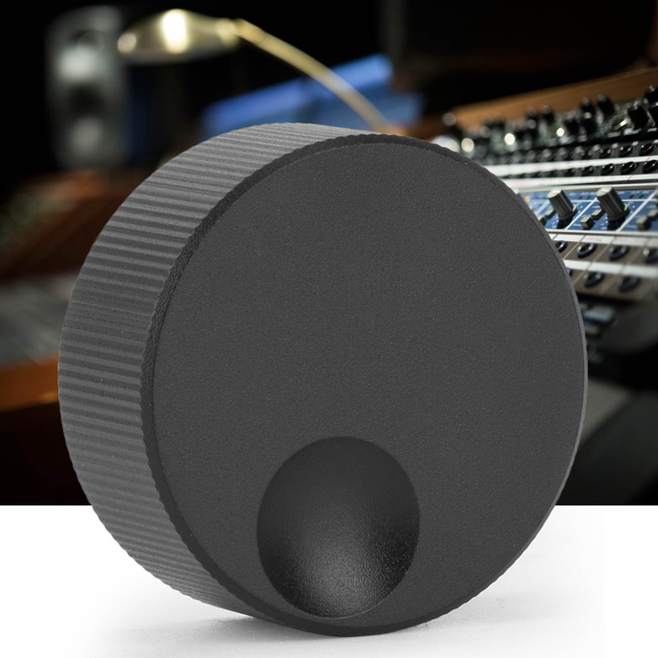 XUYUH Control Knob 32x13mm Black Frosted Solid Aluminum