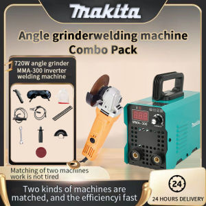 MAKITA MMA-300/400/500 Inverter Welding Machine + Electric Angle Grinder 2 in 1 Combo Kits - Heavy Duty