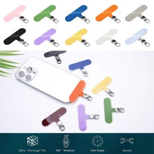 CHENJIE TPU Phone Lanyard Patch Clips 360 ° Rotatable Ultra-thin Hanging Rope Clip Portable Replacement Hanging Cord Tether Tabs Connect