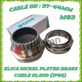 ELICA NICKEL PLATED BRASS CABLE GLAND (IP68) - M40 , M50 AND M63. 