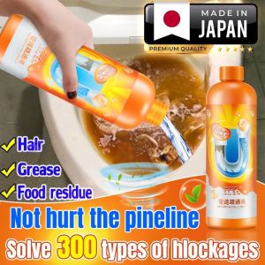 🌈100% Effective🌈Pipeline Dredging Agent 500ML Sink Toilet Pipe Clogged Remover Super Pipe Cleaning Tool Toilet Bowl Declogger Toilet Bowl Unclogging Agent Sink Cleaner Strong Unclogging Agent Bathroom Toilets Bowl Sink and Drain Cleaner