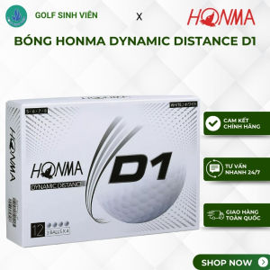 [GIÁ HỦY DIỆT] BÓNG GOLF HONMA D1 2 LỚP TẬP TRUNG KHOẢNG CÁCH/ BÓNG CHÍNH HÃNG