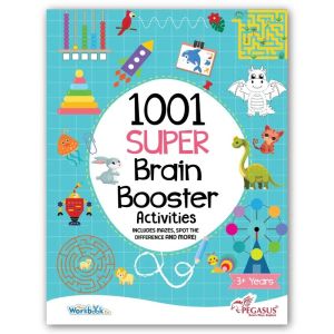 1001 Super Brain Booster Activity Book for 3+ years