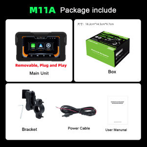 Ekleva 5.0 Inch Không Dây Carplay Moto Android Tự Động Di Động xe mô tô kỹ thuật số Bảng Điều Khiển Xe Máy Navigation Màn hình hiển thị