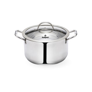 Bộ 3 nồi Inox 5 lớp đáy thành cao Kalpen Glanzer GL1 18-20-24cm hàng chính hãng