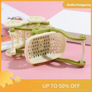Madha Mini Shopping Cart Salesman Sample for Kid Pretend Play Toy Dollhouse Decoration