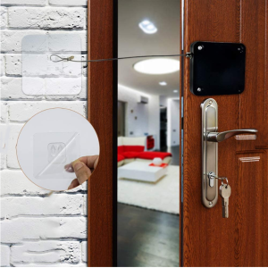 Door Closer Punch-free Automatic Door Closer  Wire Rope Retractable Automatic Recovery Coil Closing Device Door Hardware