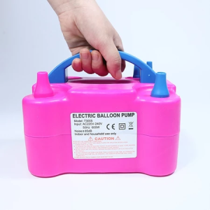 High Voltage Electric Balloon Air Pump with Dual Nozzles – High Power Fast Inflator Quick Inflation and Party Use