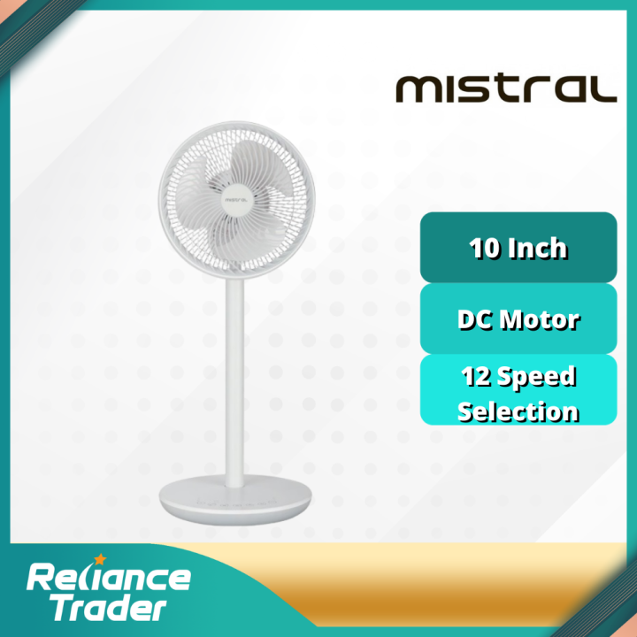 MISTRAL 10" HIGH VELOCITY STAND FAN WITH REMOTE CONTROL MHV998R Lazada