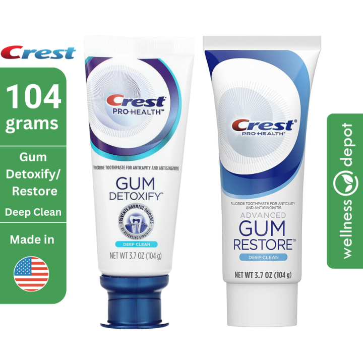 Crest ProHealth Gum Detoxify Toothpaste / Gum Restore Toothpaste