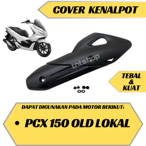 Cover tutup kenalpot PCX 150 LOKAL tameng knalpot PCX 150
